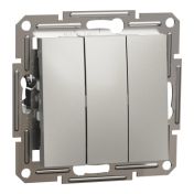 Троен еднополюсен ключ Schneider Asfora EPH2100169 - Бронз