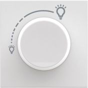 Ротативен димер LED 2 модул Bticino Classia RW4415 - Бял