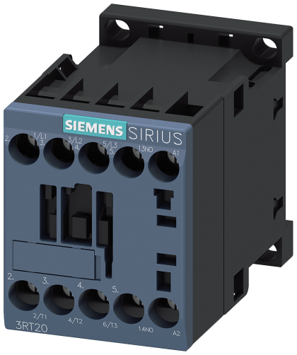 Контактор Siemens 3RT2015-1AP01 -  3P, 7A, 3kW/400V, 1NO, AC 230V, 50/60Hz, S00