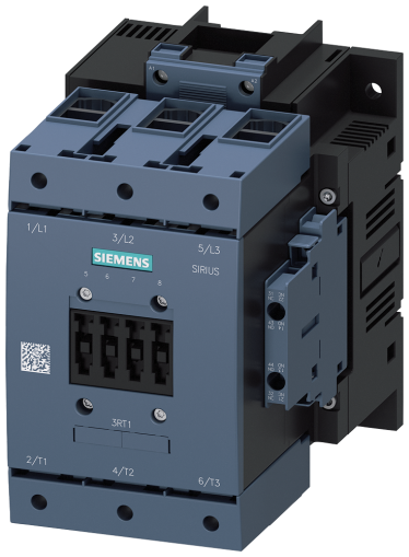 Контактор Siemens 3RT1054-1AP36 -  3P, 115A, 55kW/400V, 2NC+2NO, AC 230V, 50Hz, S6