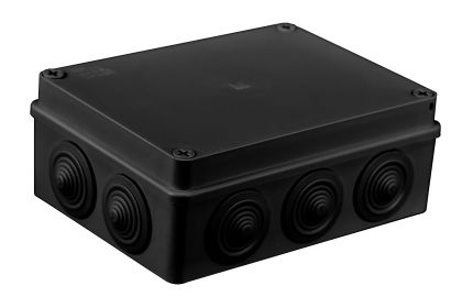 Разклонителна кутия S-BOX406C - 190x140x70, IP65, 6 щуцера, с UV защита