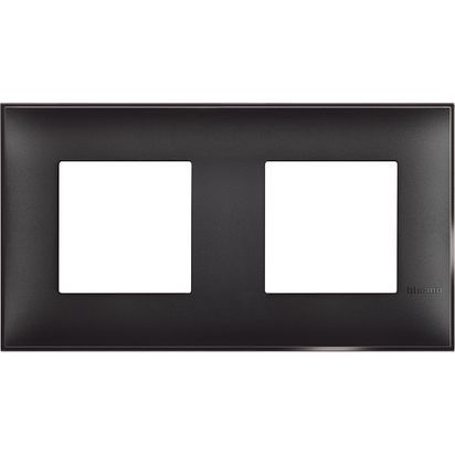 Двойна рамка Btcino Classia R4802M2BG - Черен сатен