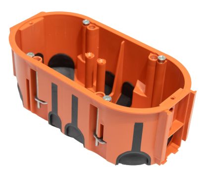 Двойна конзола Pawbol A.0092K  - 60 мм. дълбочина с меки мембранни отвори