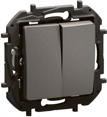 Сериен ключ Legrand Niloe New NP2120MG - Сив