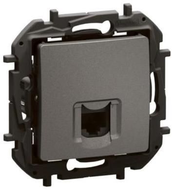 Розетка RJ45 UTP cat.5e Legrand Niloe New NP4301MG - Сив