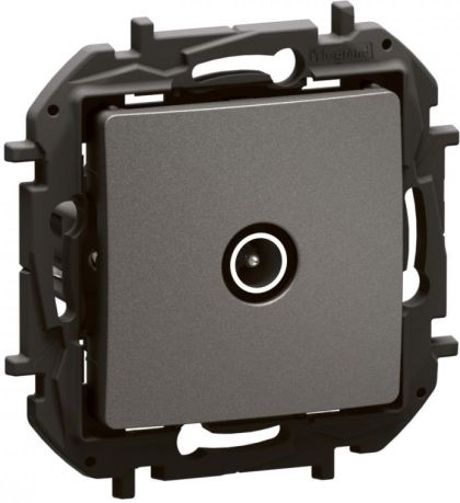 Розетка TV коаксиал 1.5db Legrand Niloe New NP4103MG - Черен