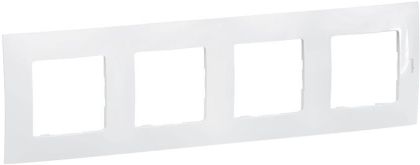 Четворна рамка Legrand Niloe New NP114WH - Бял