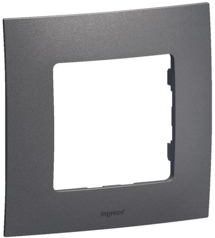 Единична рамка Legrand Niloe New NP111MG - Сив