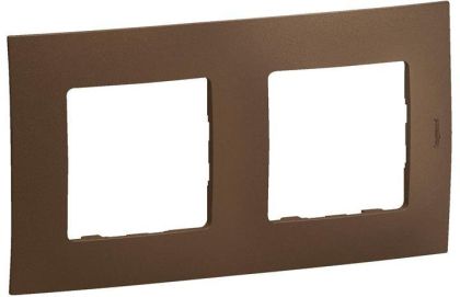 Двойна рамка Legrand Niloe New NP112DB - Бронз