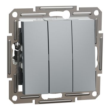 Троен еднополюсен ключ Schneider Asfora EPH2100162 - Стомана