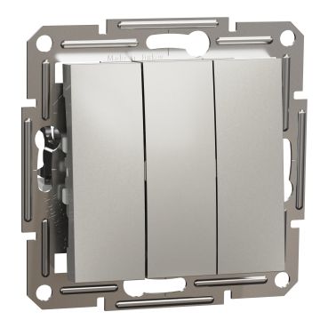 Троен еднополюсен ключ Schneider Asfora EPH2100169 - Бронз