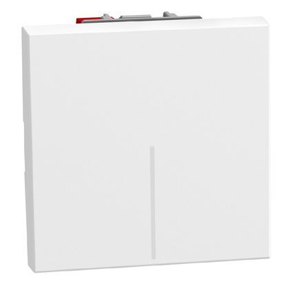 Лихт бутон 2 модула конвенционален Bticino Light Now YW4005M2A - Бял мат