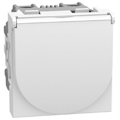 Контакт Шуко 16A с детска защита и капак Bticino Light Now YW4141P - Бял мат