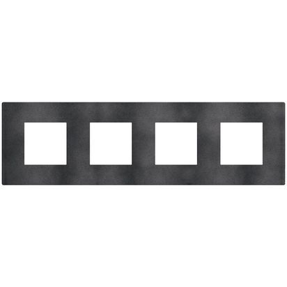 Четворна рамка Bticino Light Now YA4802M4DS - Сив меланж