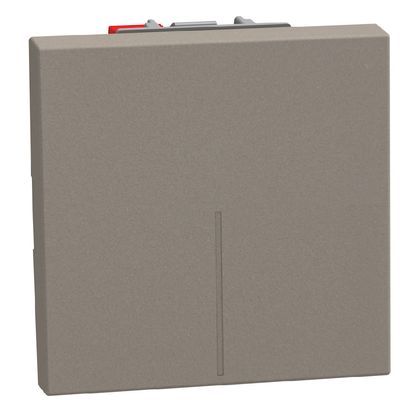 Кръстат ключ 2 модула конвенционален Bticino Light Now YG4004M2  - Камък мат