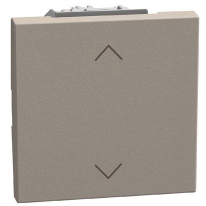 Бутон за щори 2 модула  Bticino Light Now YG4037NM2 - Камък мат