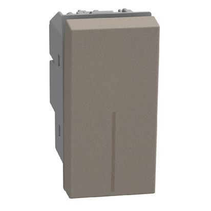 Ключ за бойлер 16А 2Р 1 модул Bticino Light Now YG44002 - Камък мат