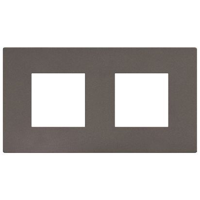 Двойна рамка Bticino Light Now YA4802M2GM - Мока
