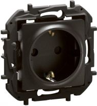 Контакт Шуко 16A Legrand Niloe New NP3121BK - Черен