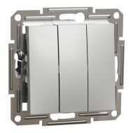 Троен еднополюсен ключ Schneider Asfora EPH2100161 - Алуминий