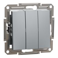 Троен еднополюсен ключ Schneider Asfora EPH2100162 - Стомана