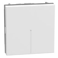 Кръстат ключ 2 модула аксиален Bticino Light Now YW4054M2  - Бял мат