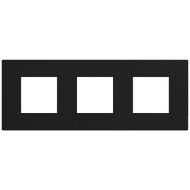 Тройна рамка Bticino Light Now YA4802M3DD - Графит