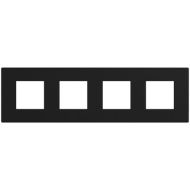 Четворна рамка Bticino Light Now YA4802M4DD - Графит