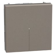 Лихт бутон 2 модула аксиален Bticino Light Now YG4055AM2 - Камък мат