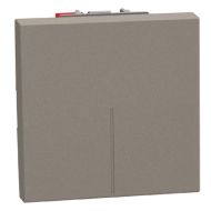 Лихт бутон 2 модула конвенционален Bticino Light Now YG4005M2A - Камък мат