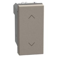Бутон за щори 1 модул  Bticino Light Now YG4037N - Камък мат