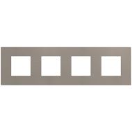 Четворна рамка Bticino Light Now YA4802M4GG - Камък