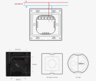 Смарт дисплей и Zigbee/Matter хъб 3.95" тъчскрийн SONOFF NSPanel Pro-86/EU - бял