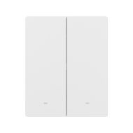 Двоен Wi-fi/Matter ключ SONOFF M5-2C-80W - 10A, бял