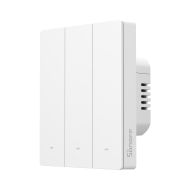 Троен Wi-fi/Matter ключ SONOFF M5-3C-80W - 10A, бял