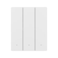 Троен Zigbee ключ SONOFF ZBM5-3C-80W - 10A, бял